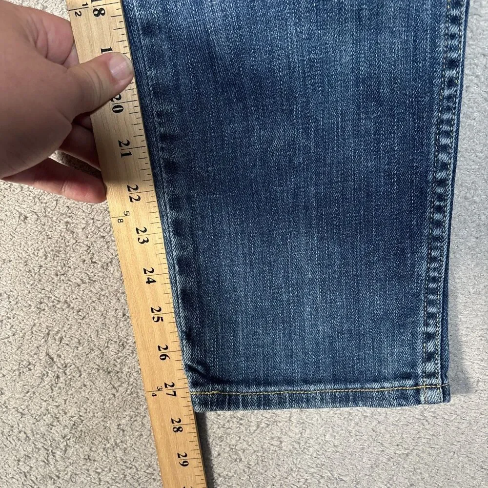 Lucky Brand Jeans Women’s Size 6/28 Charlotte Rail Mid Rise Skinny Blue Denim‎